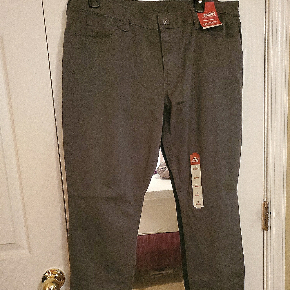 Gray Arizona Skinny Jeans